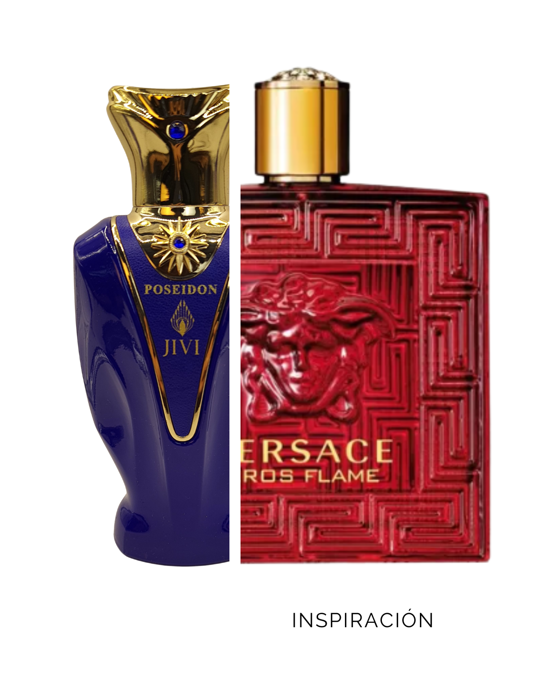 Poseidon Greek God Jivi Parfums Edp 100Ml Mujer - Inspirado de Versace Eros Flame