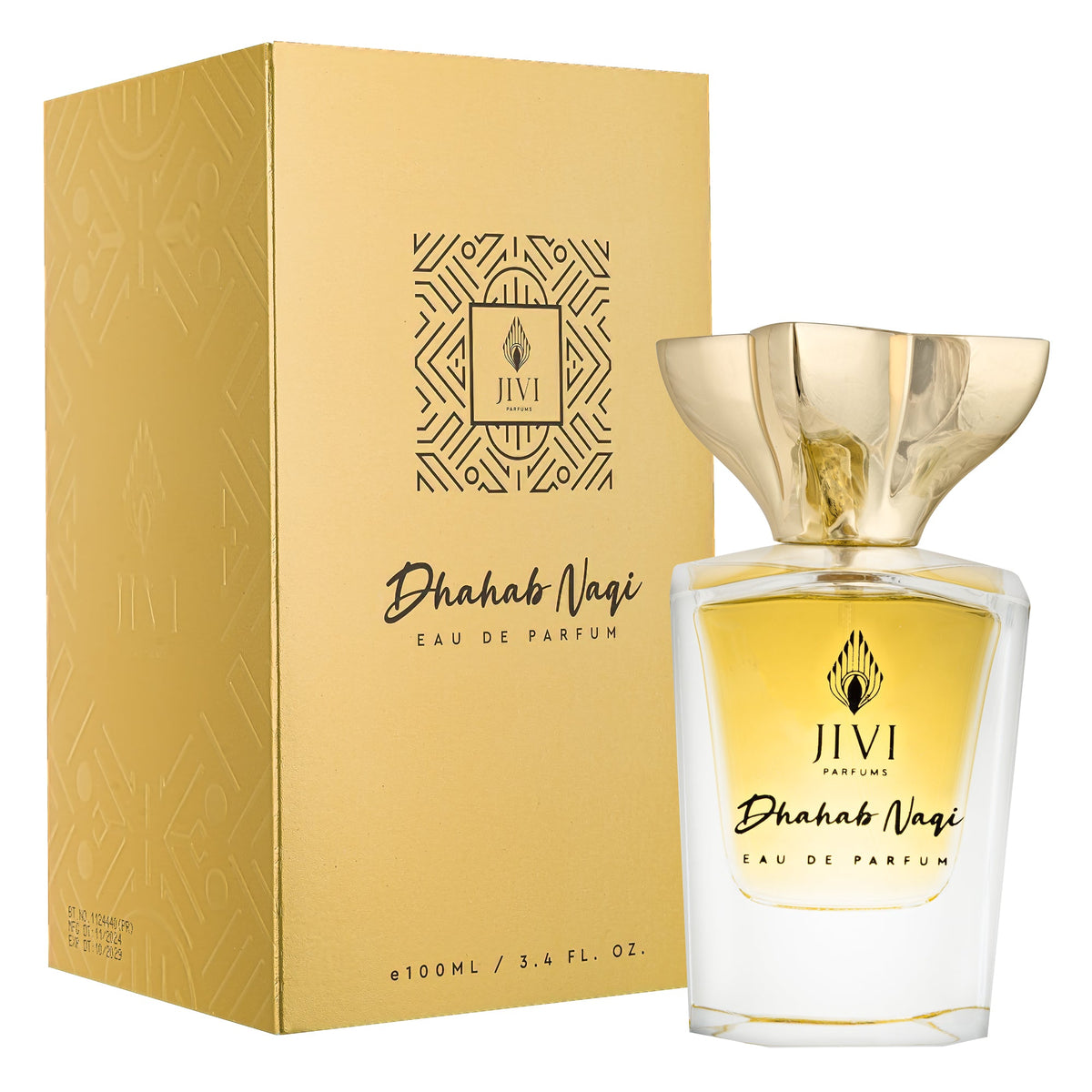 Jivi Parfums Dhahab Naqi EDP 100 ml Unisex - Inspirado en Instant Crush Mancera