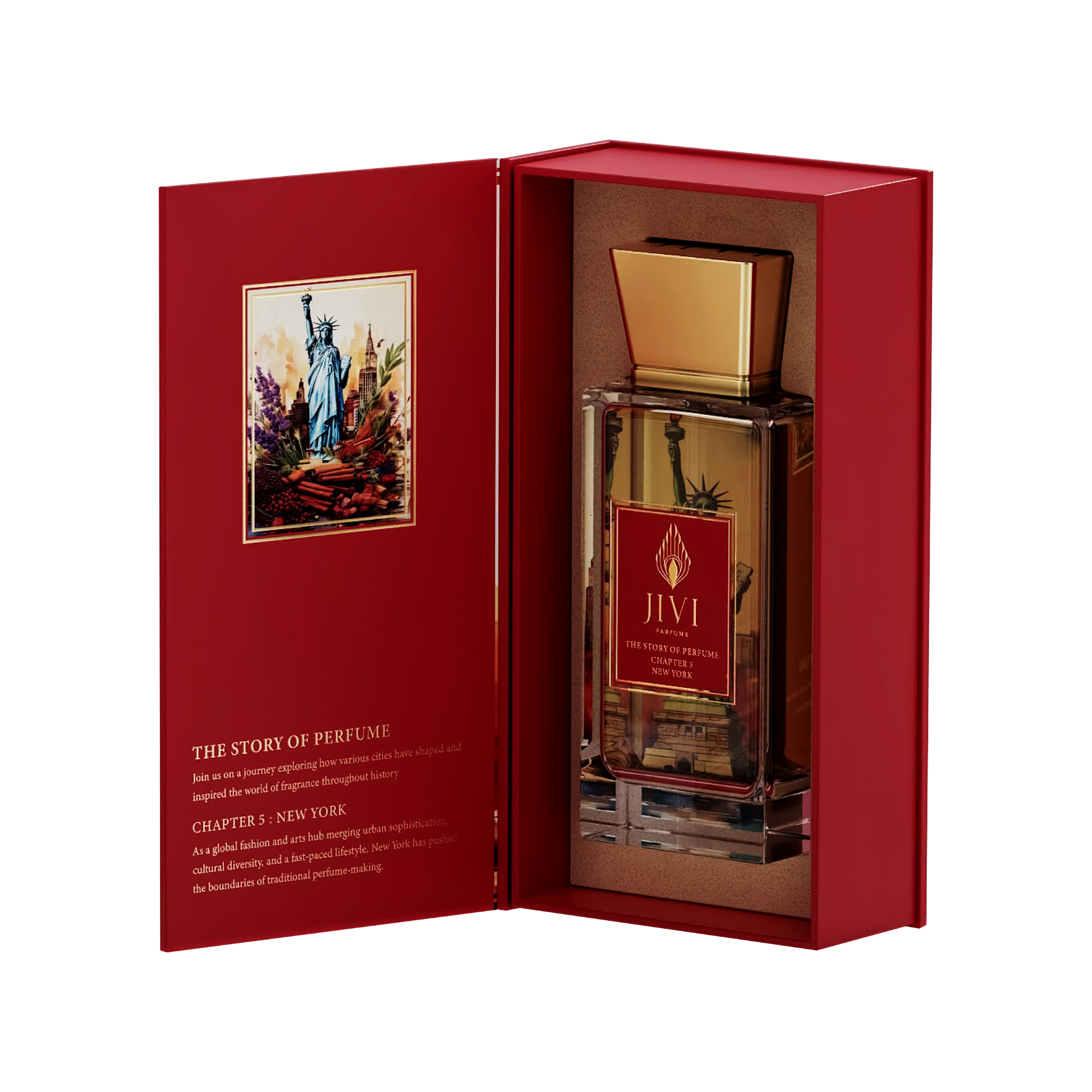 Chapter 5 New York the Story of Perfume Jivi Edp 100ML Unisex - Inspirado en Stronger with you Intensely Armani