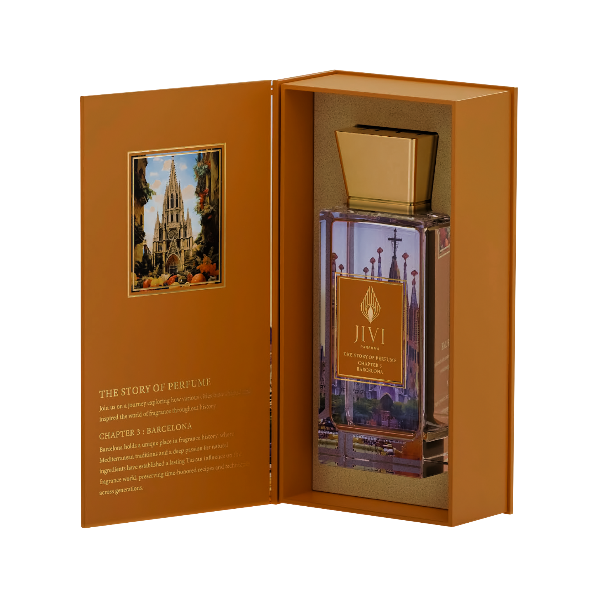 Chapter 3 Barcelona the Story of Perfume Jivi Edp 100ML Unisex - Inspirado en Pretty Fruity Montale