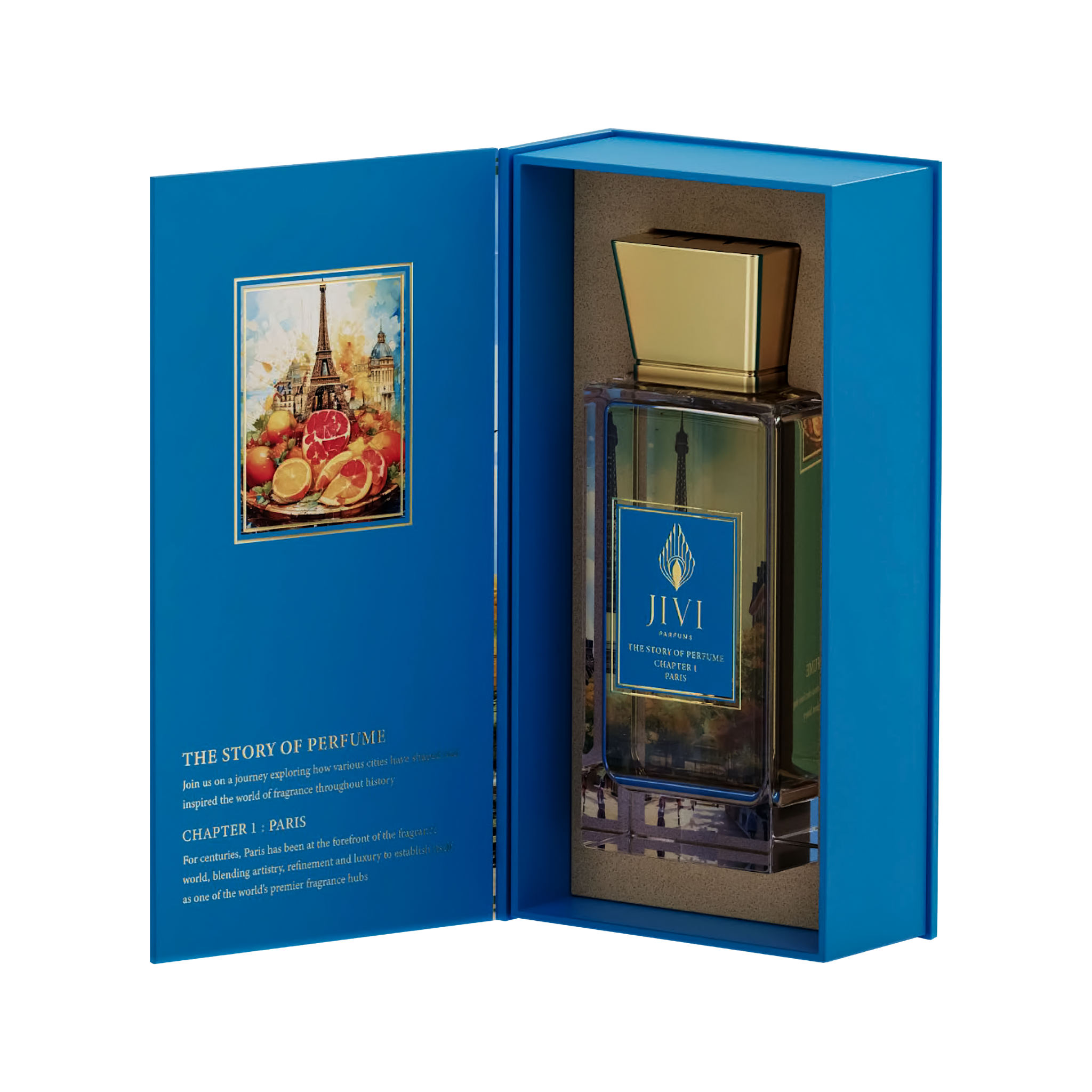 Chapter 1 Paris the Story of Perfume Jivi Edp 100ML Unisex - Inspirado en God of Fire SHL