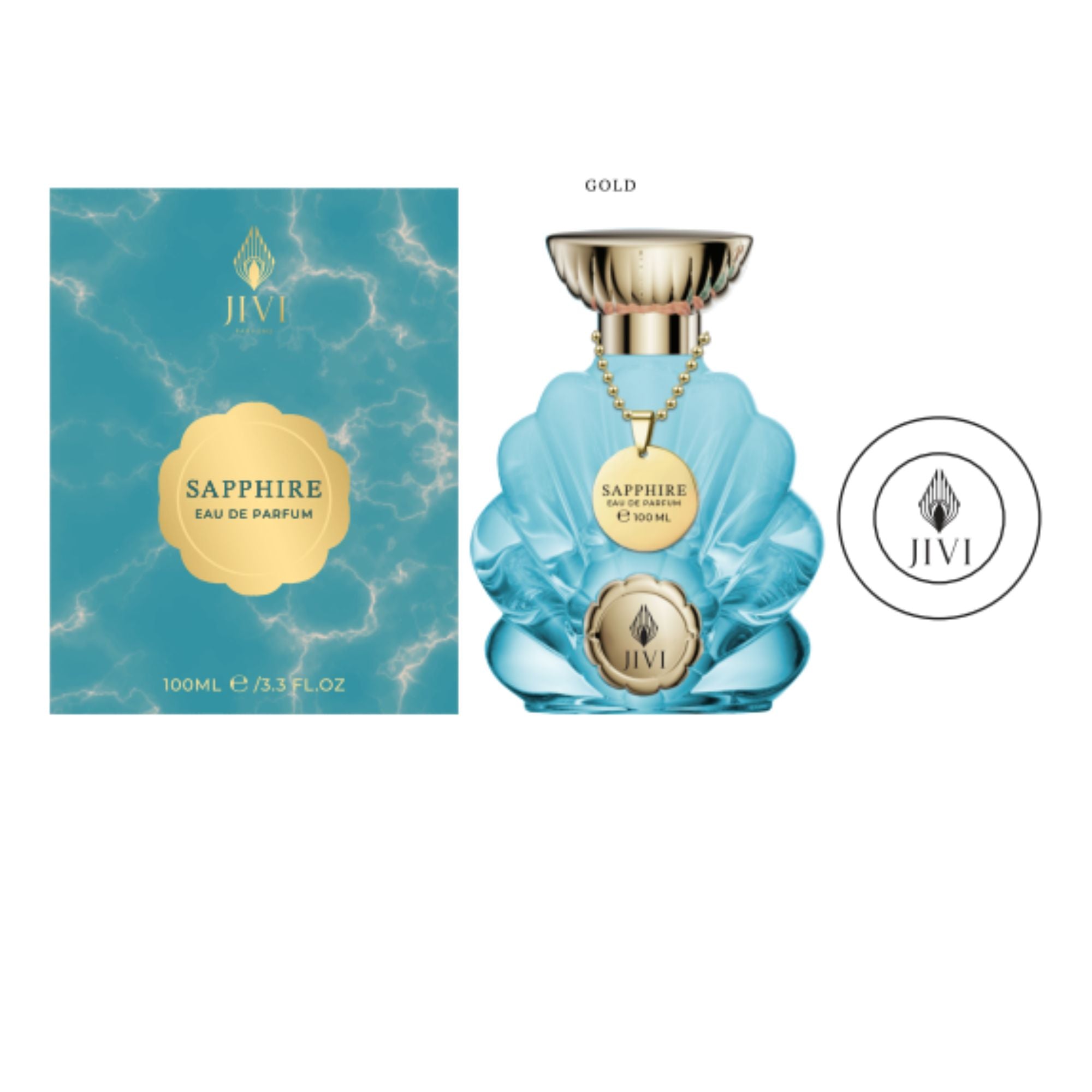Sapphire Gemstone Jivi Parfums Edp 100Ml Mujer - Inspirado de Lancome Tresor Midnight Rose