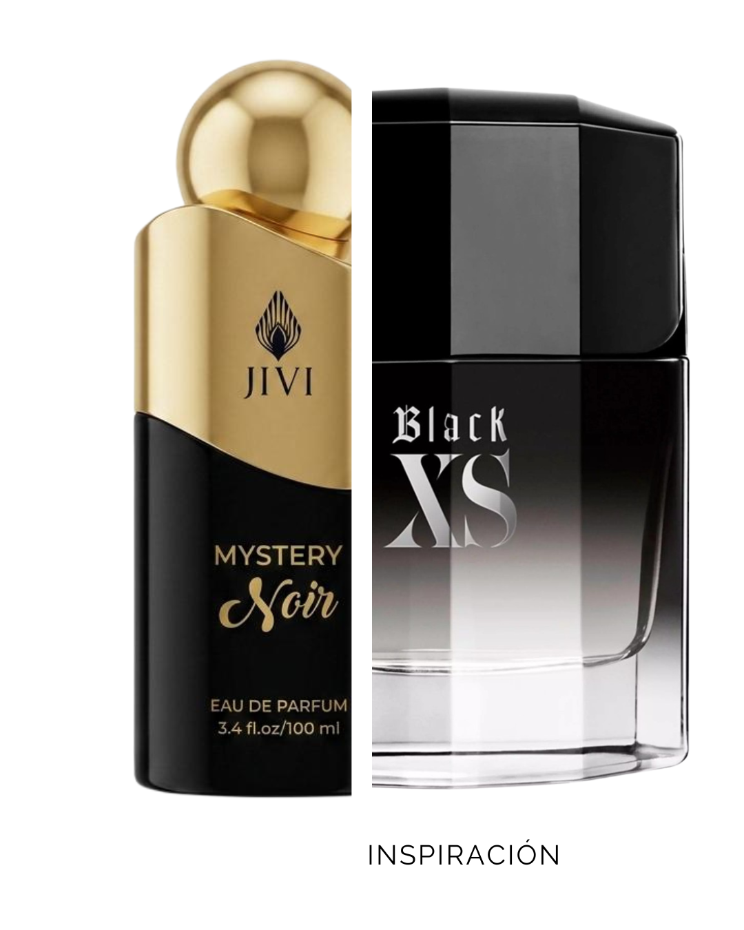 Mystery Noir  Metallic  Jivi Parfums Edp 100Ml Hombre - Inspirado de Paco Rabanne Black XS Men