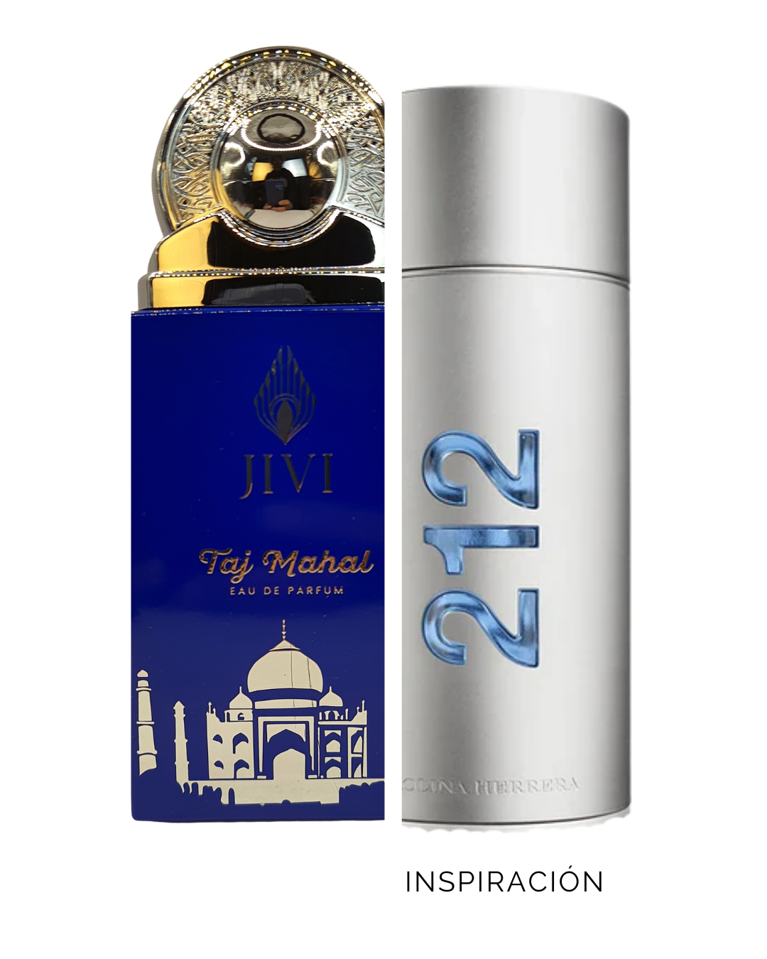 Taj Mahal Wow Jivi Parfums Edp 100Ml Hombre - Inspirado de Carolina Herrera 212 Men